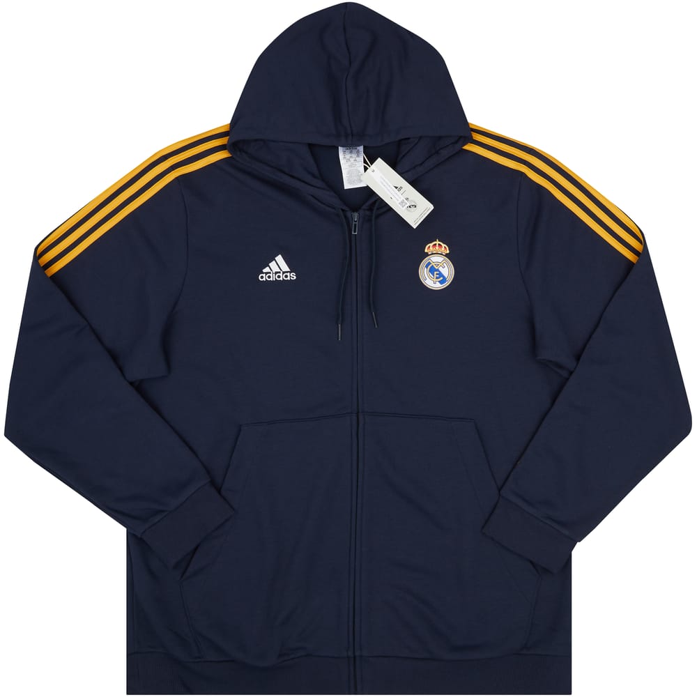 2023-24 Real Madrid adidas DNA Hooded Jacket (XXL)