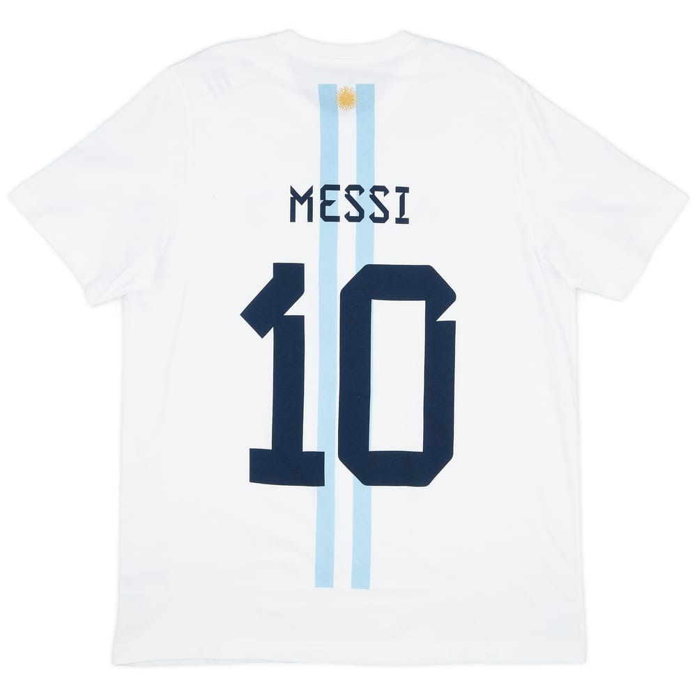 2022-23 Argentina adidas Messi #10 Graphic Tee