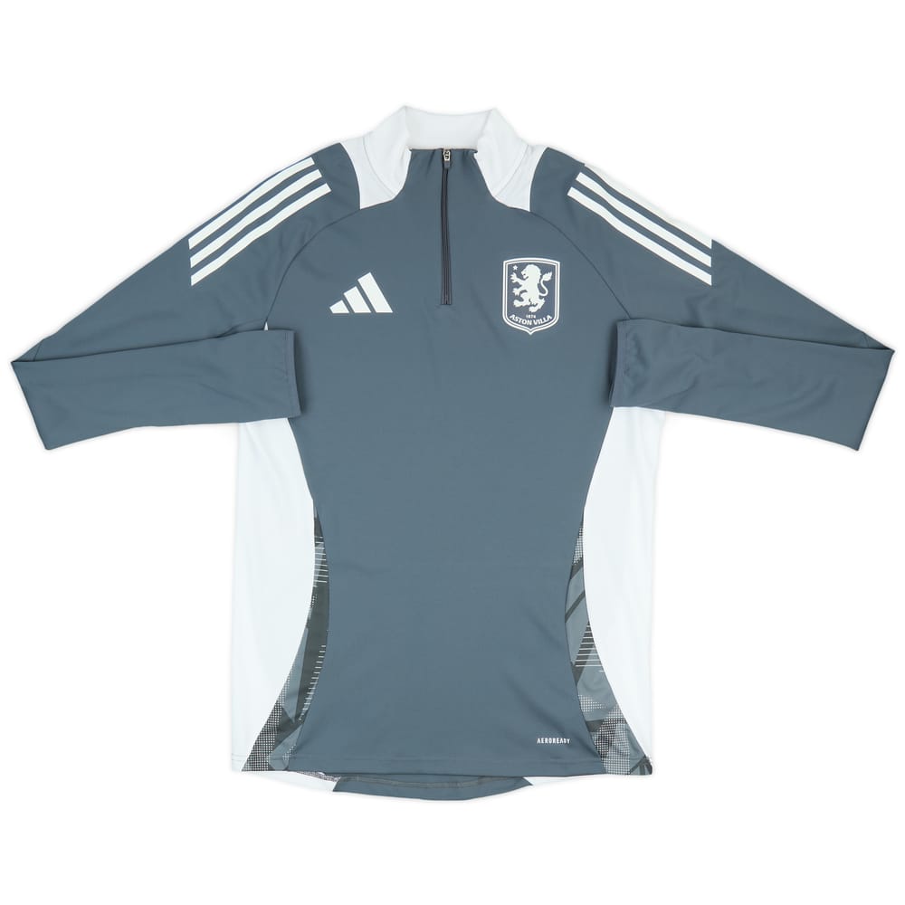 2024-25 Aston Villa adidas 1/4 Zip Training Top (M)