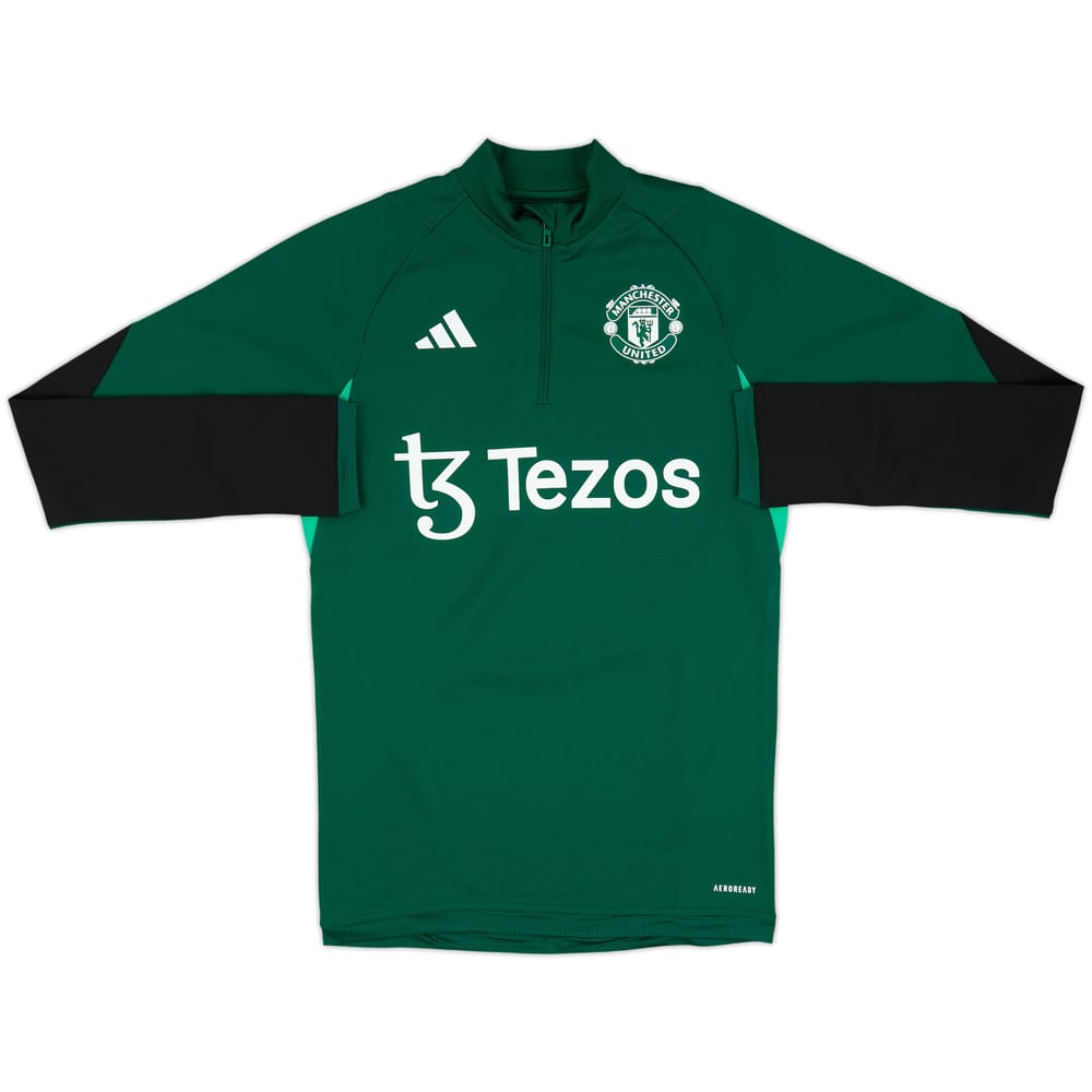2023-24 Manchester United adidas 1/4 Zip Training Top (S)