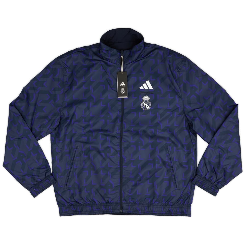2023-24 Real Madrid adidas Reversible Anthem Jacket