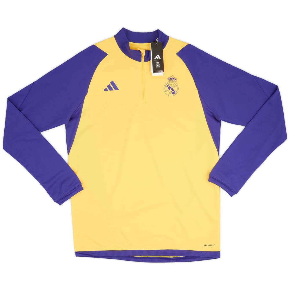 2023-24 Real Madrid adidas 1/4 Zip Training Top