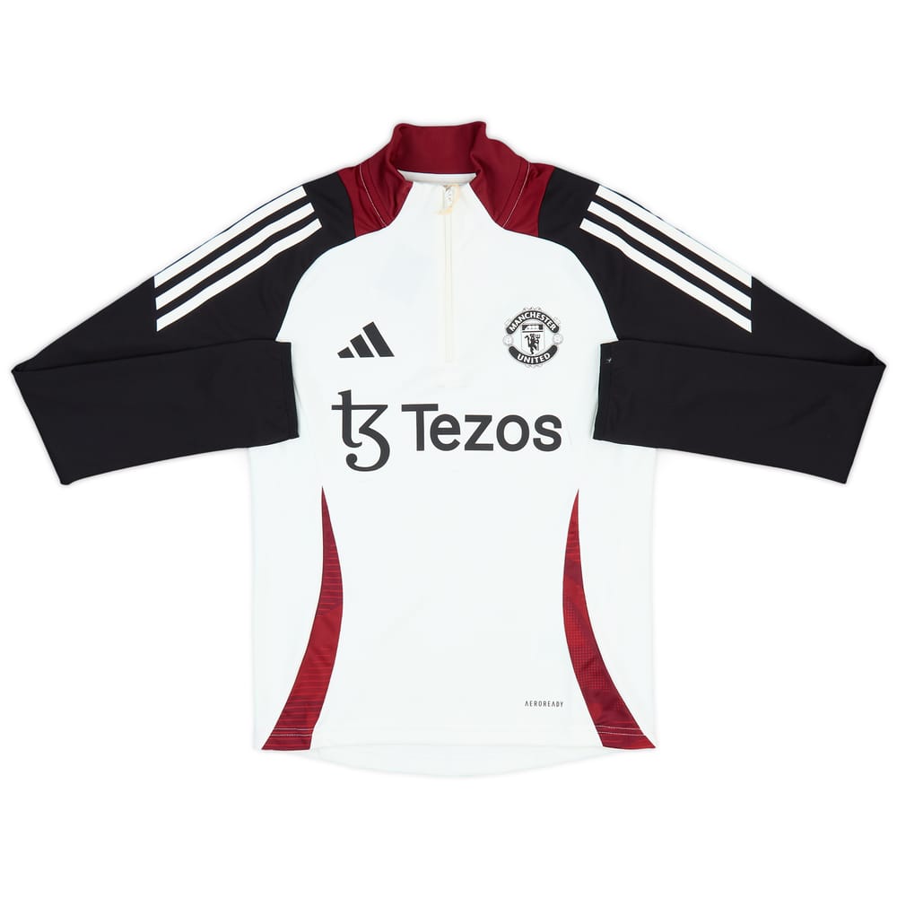 2024-25 Manchester United adidas 1/4 Zip Training Top (KIDS)