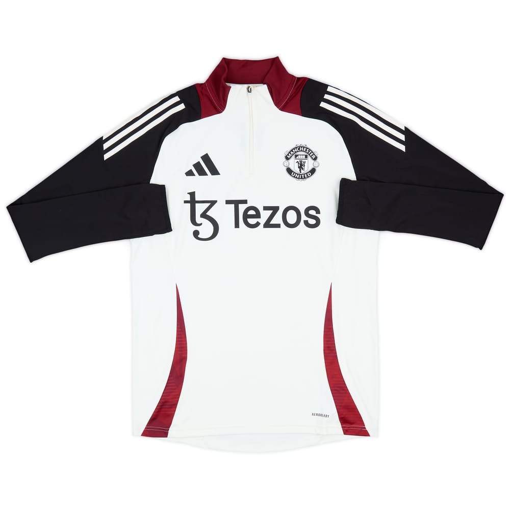 2024-25 Manchester United adidas 1/4 Zip Training Top
