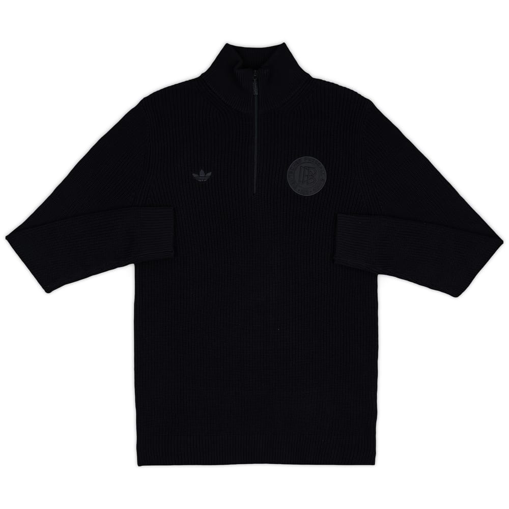 2025-26 Germany adidas Originals 125th Anniversary 1/4 Zip Sweat Top (M)