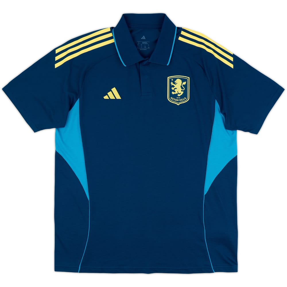 2025-26 Aston Villa adidas Polo T-Shirt