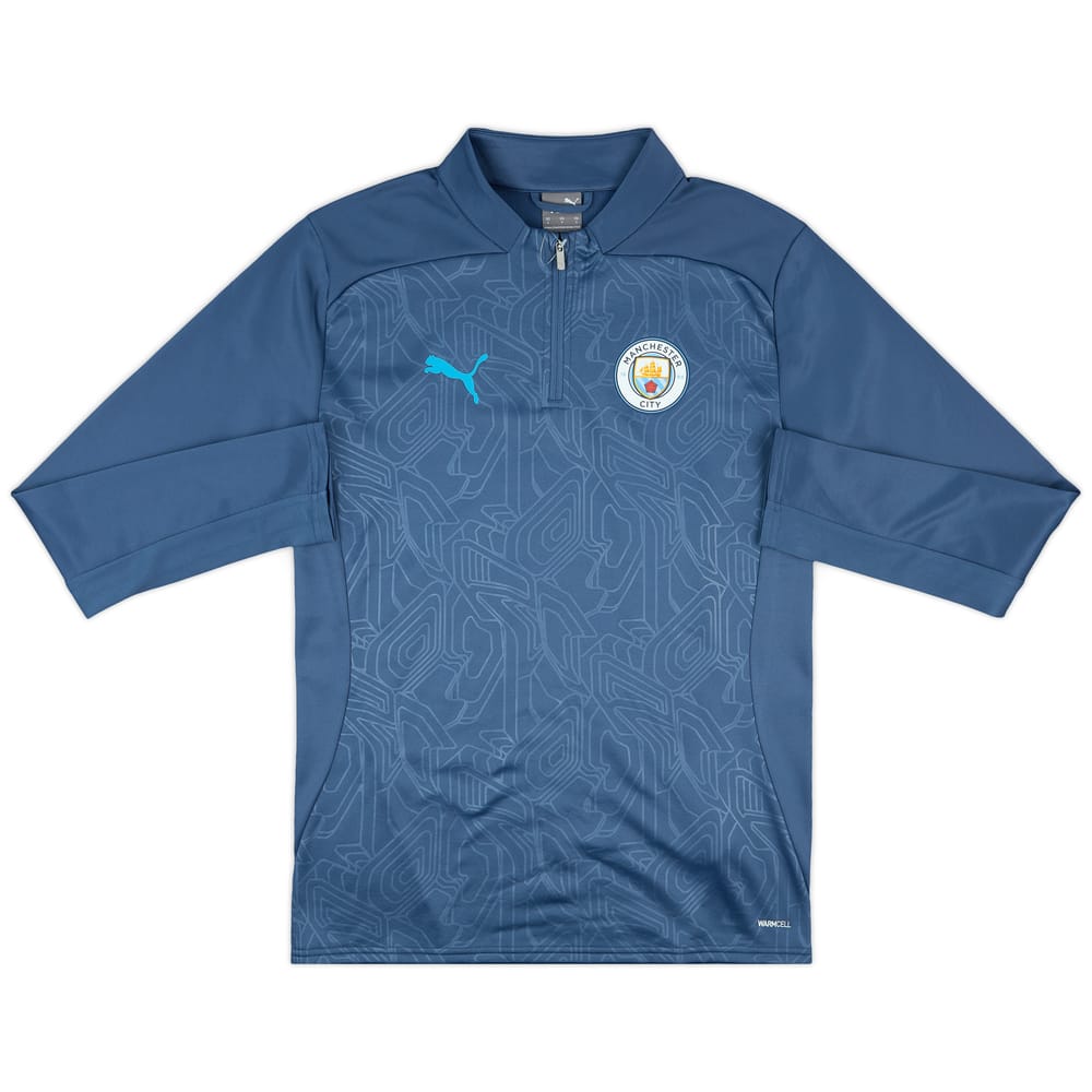 2024-25 Manchester City Puma 1/4 Zip Training Top