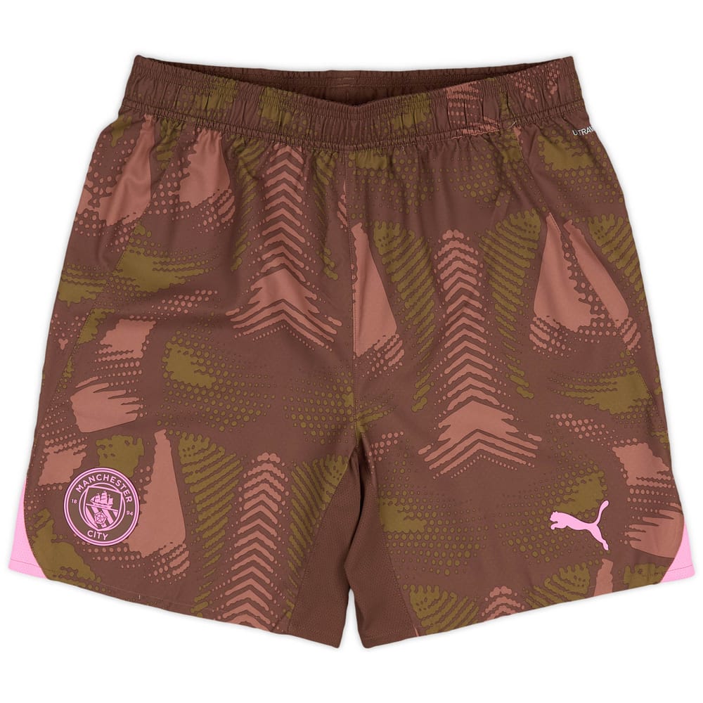 2024-25 Manchester City Player Issue GK Home Shorts (XL)