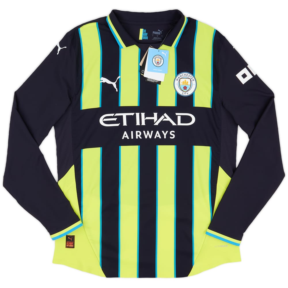 2024-25 Manchester City Authentic Away L/S Shirt