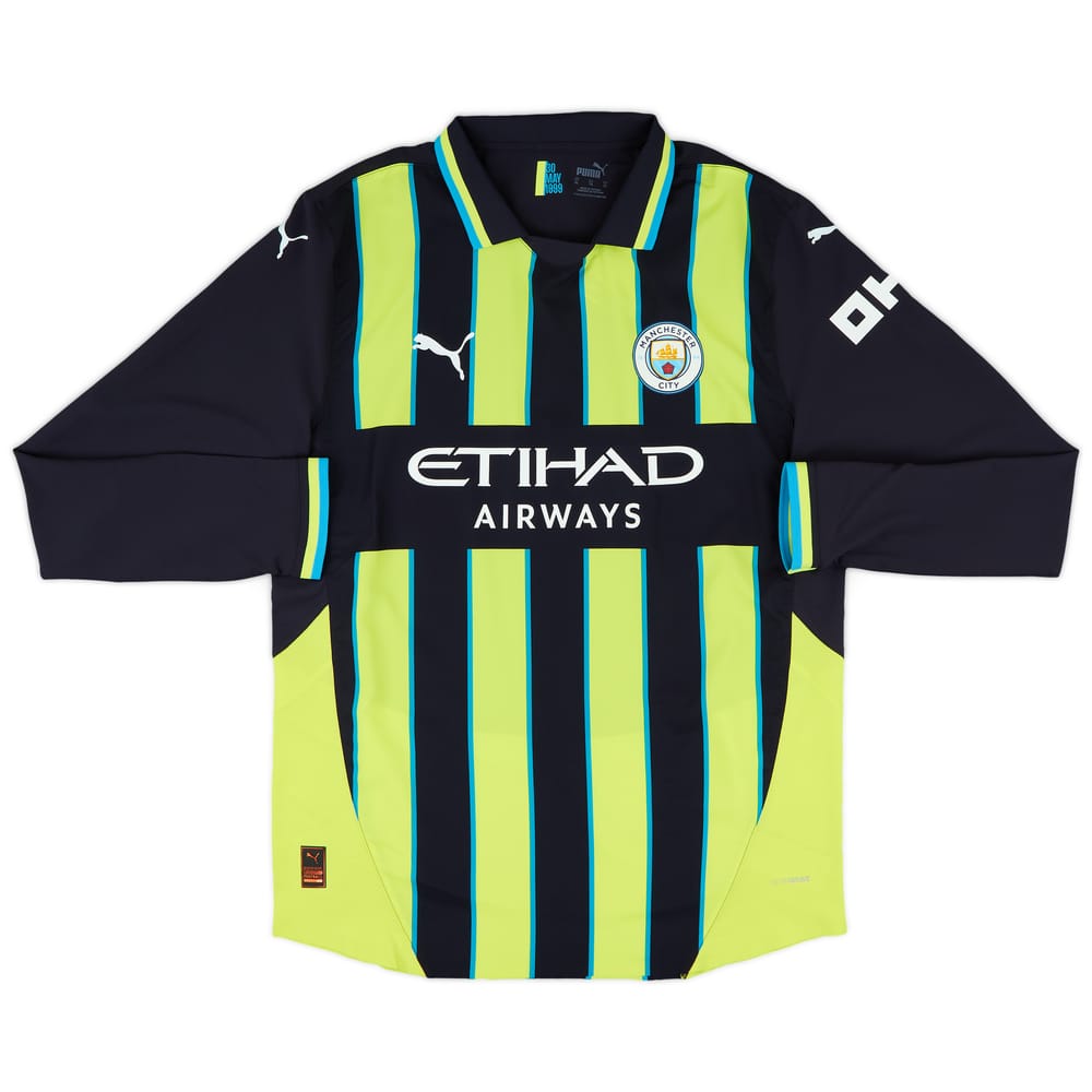 2024-25 Manchester City Authentic Away L/S Shirt