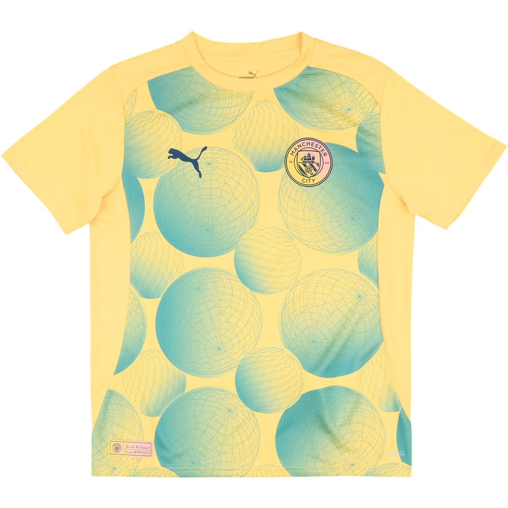 2024-25 Manchester City Puma Pre-Match Shirt (M.Kids)