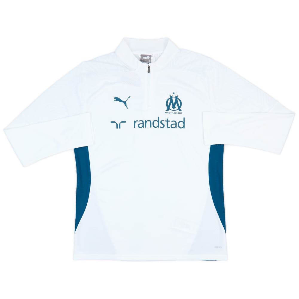 2024-25 Olympique Marseille Puma 1/4 Zip Training Top (L)