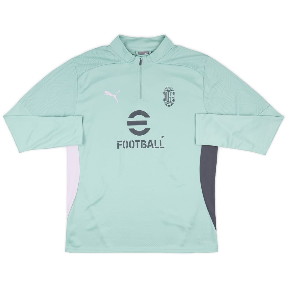 2024-25 AC Milan Puma 1/4 Zip Training Top