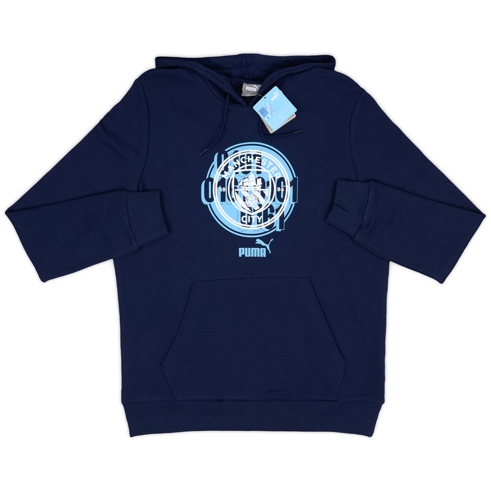 2024-25 Manchester City Puma FtblCulture Hooded Top (M)