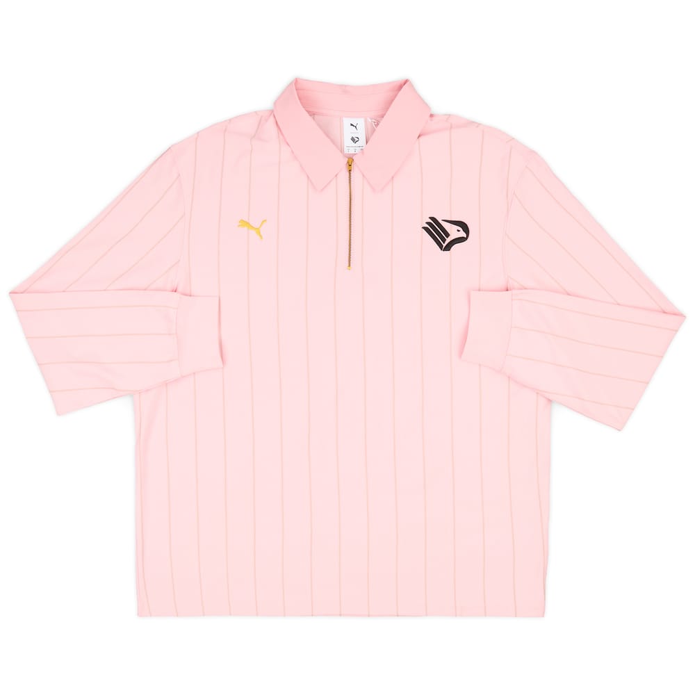 2023-24 Palermo Puma 1/4 Zip Polo L/S T-Shirt