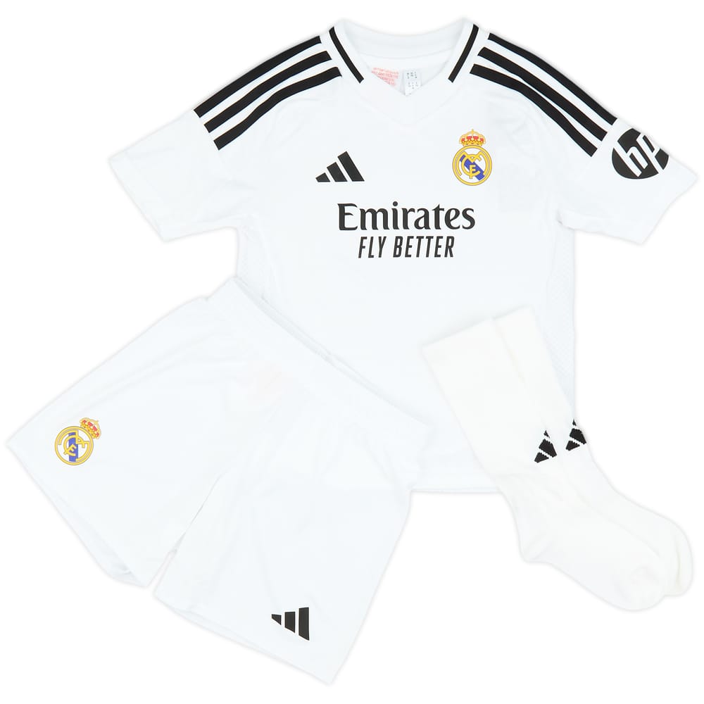 2024-25 Real Madrid Home Full Kit (Little Kids)