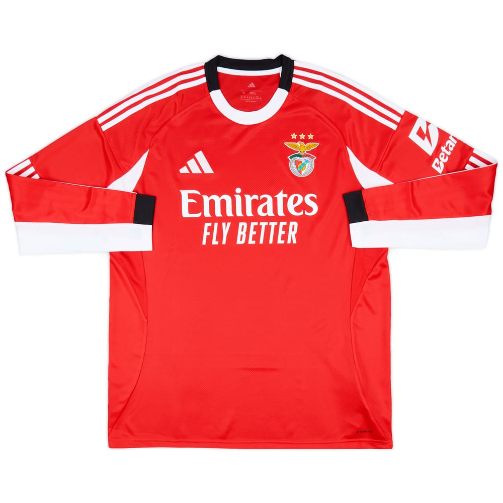 2025-26 Benfica Home L/S Shirt (XXL)