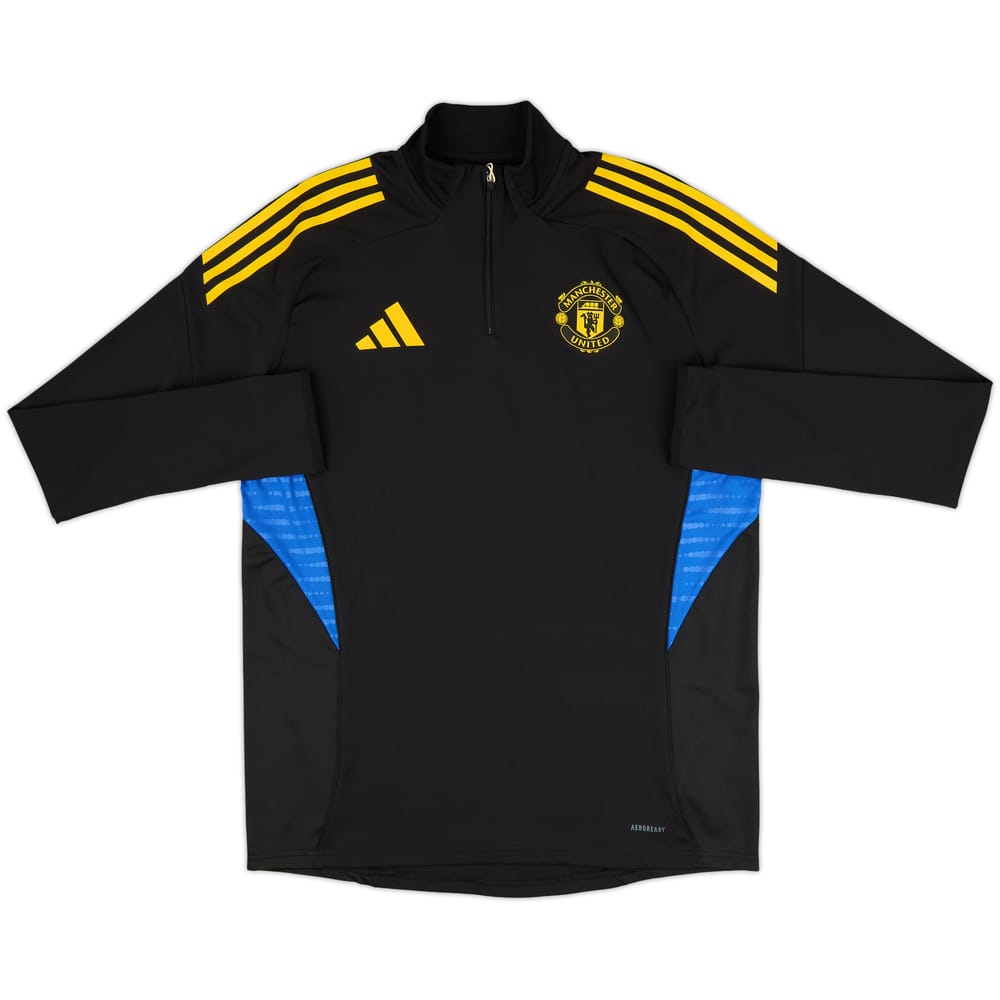 2025-26 Manchester United adidas 1/4 Zip Cup Training Top