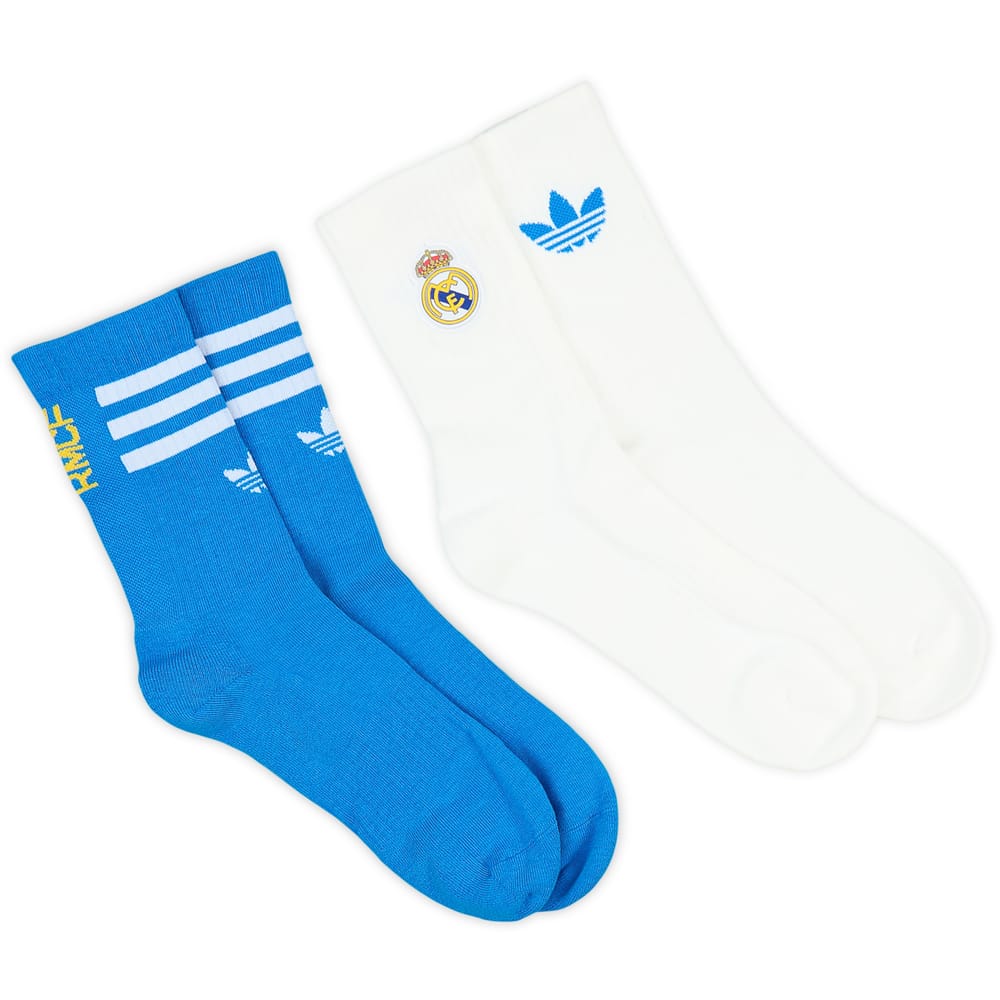 2025-26 Real Madrid adidas Crew Socks - (Pack of Two Pairs)