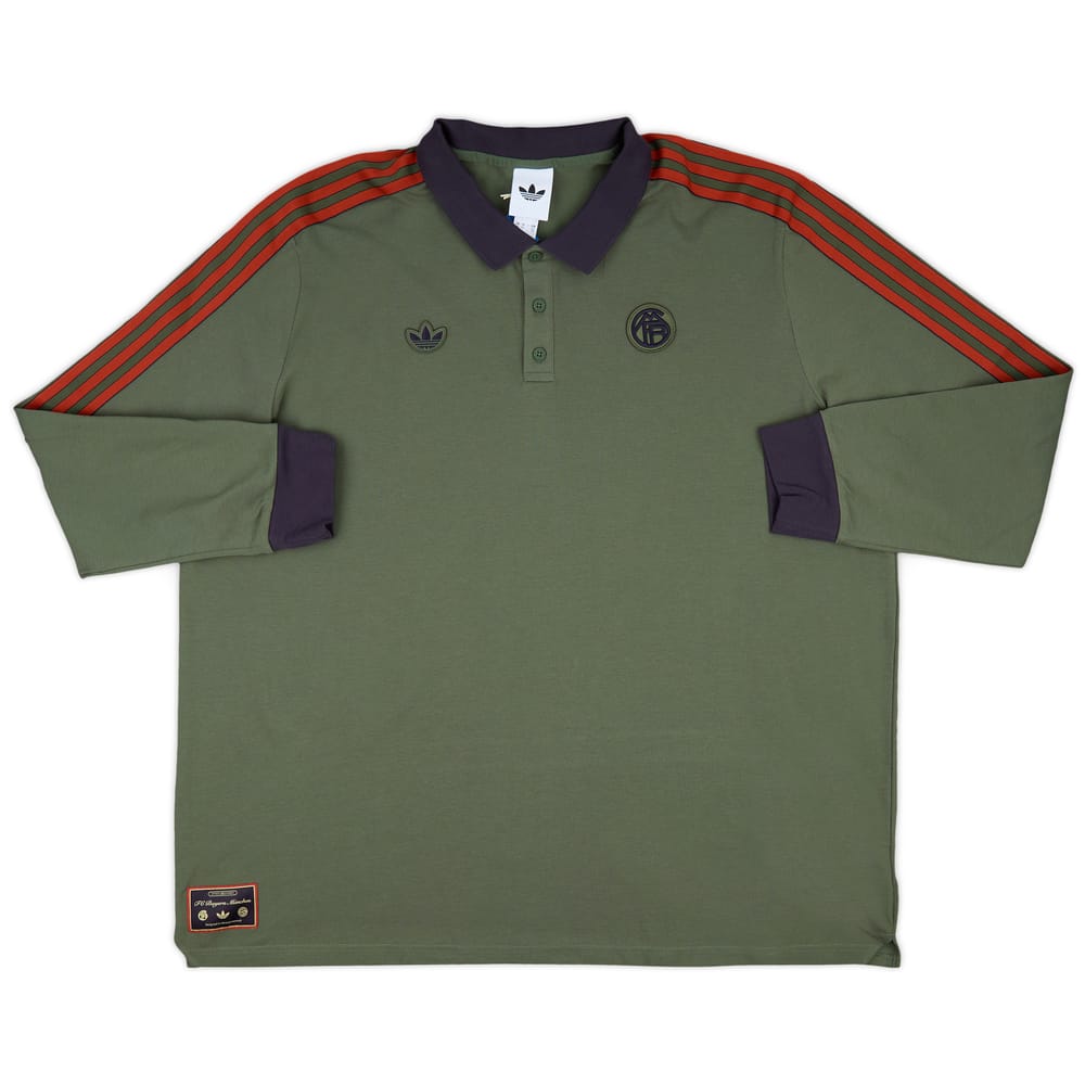 2025-26 Bayern Munich adidas Originals Polo L/S Shirt