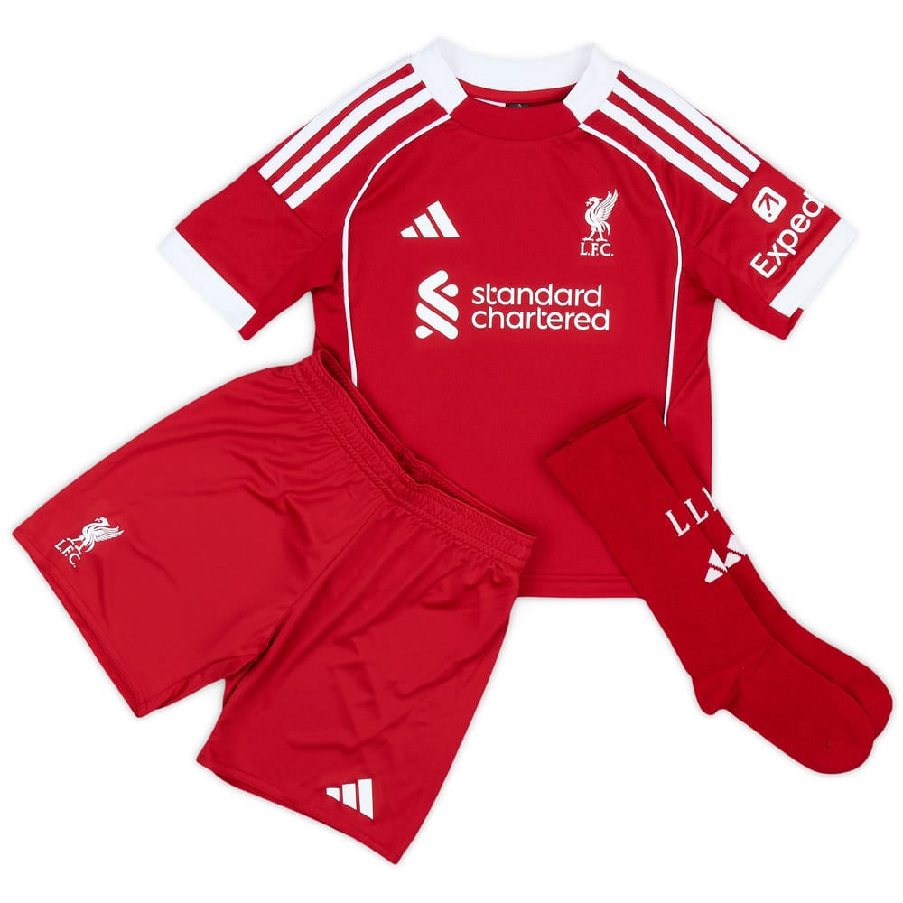 2025-26 Liverpool Home Full Kit (Little Kids)