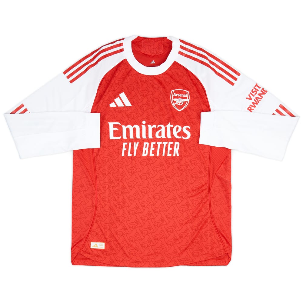 2025-26 Arsenal Authentic Home L/S Shirt