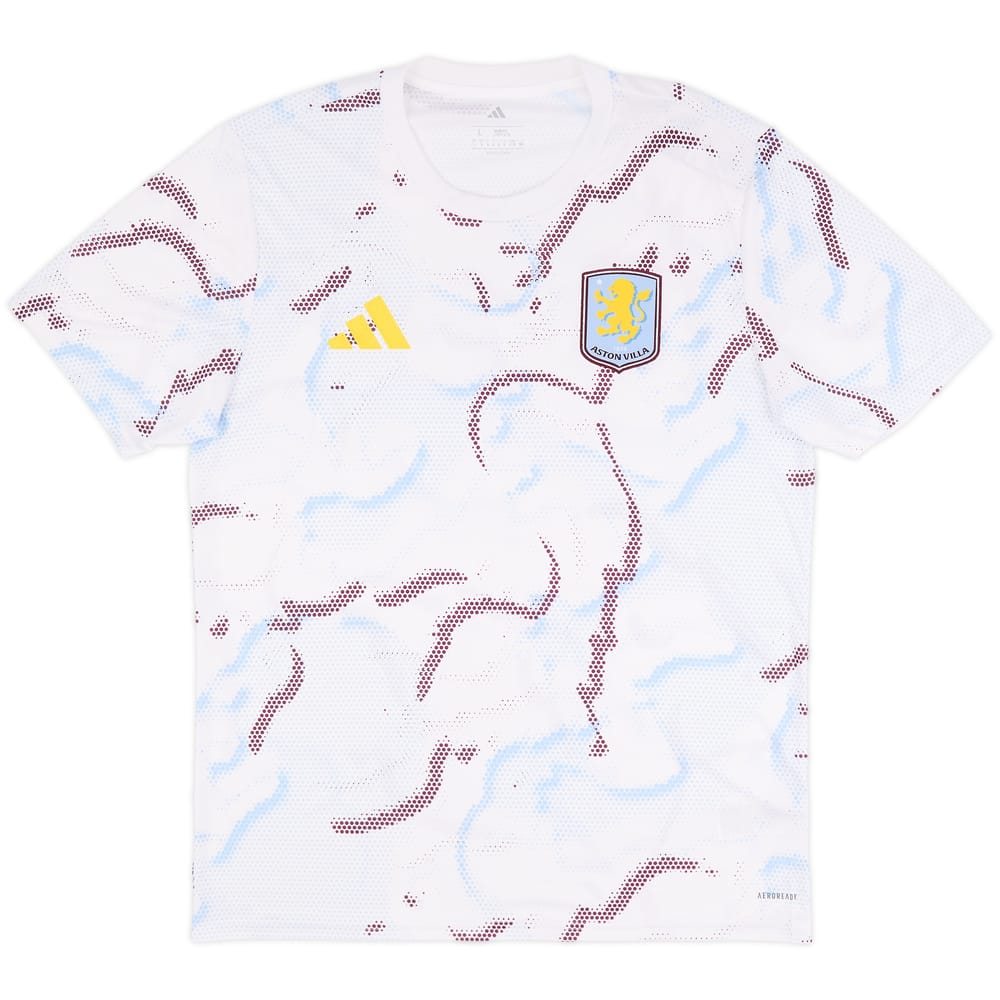 2025-26 Aston Villa adidas Pre-Match Shirt