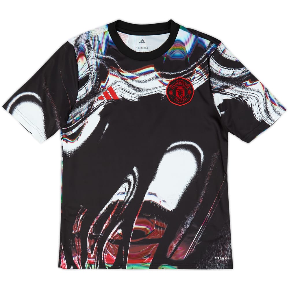 2025-26 Manchester United adidas Pre-Match Shirt (KIDS)
