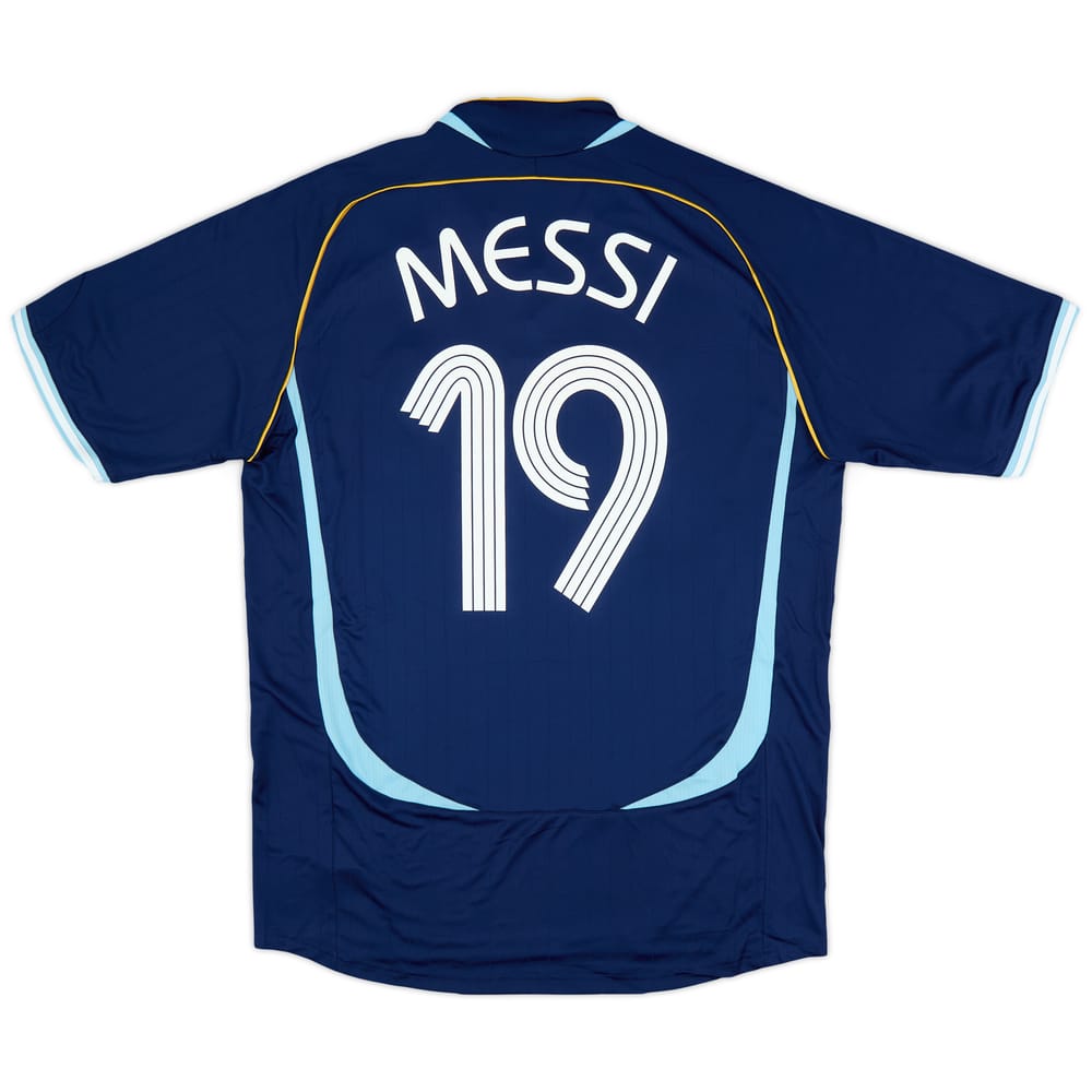 2006 Argentina adidas Reissue Away Shirt Messi #19