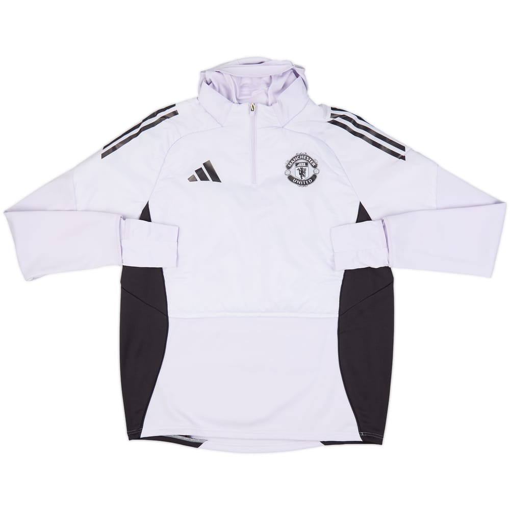 2025-26 Manchester United adidas 1/4 Zip Winterized Top