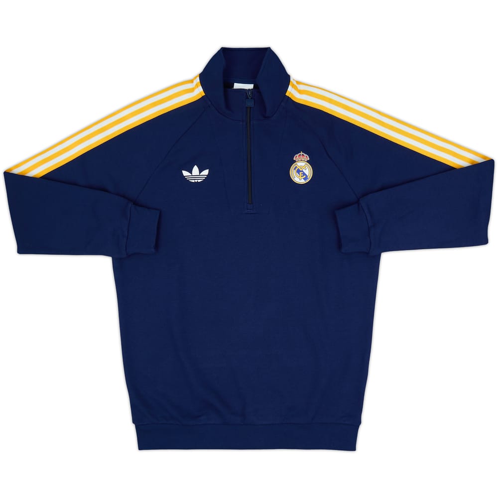 2025-26 Real Madrid adidas Originals 1/4 Zip Training Top