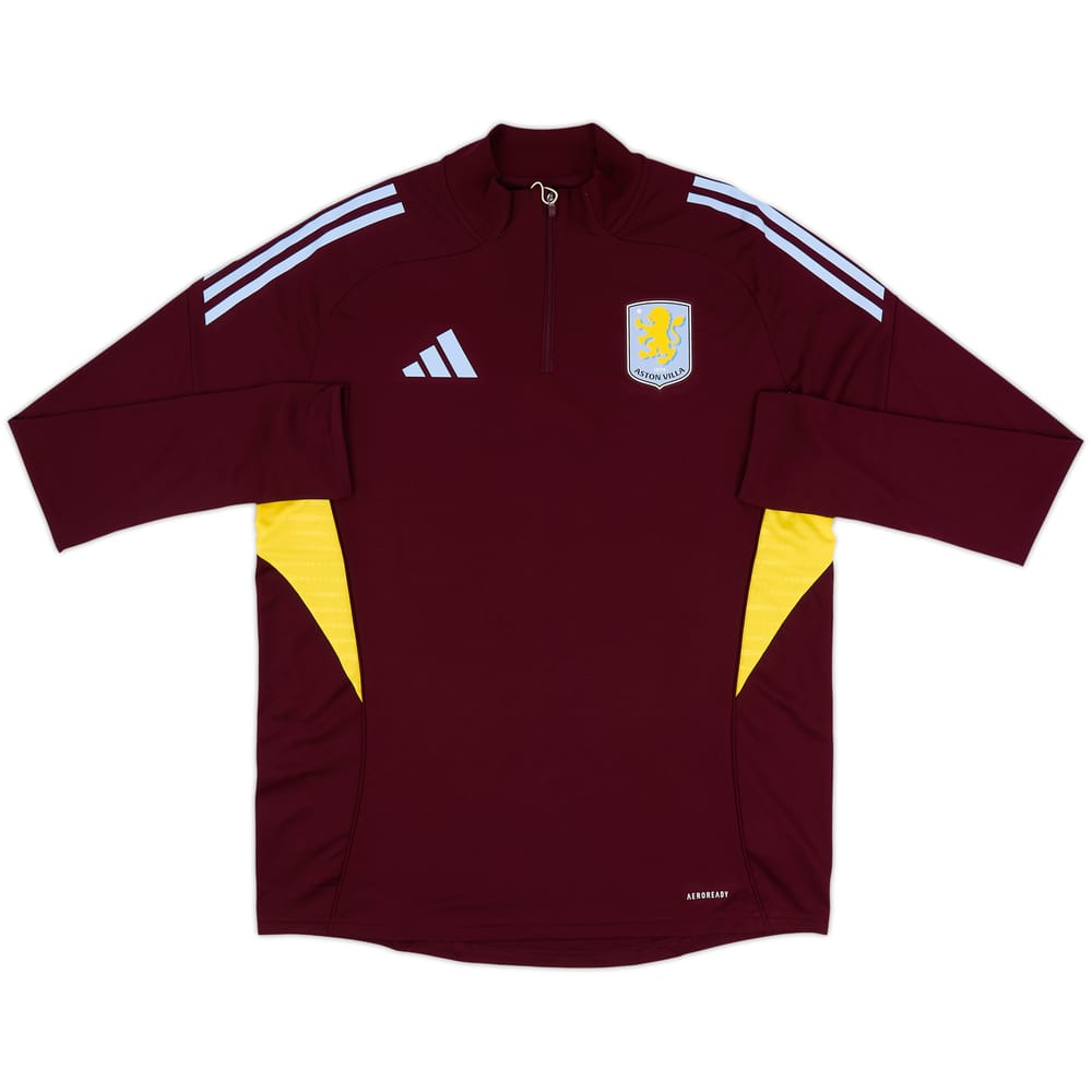 2025-26 Aston Villa adidas 1/4 Zip Training Top