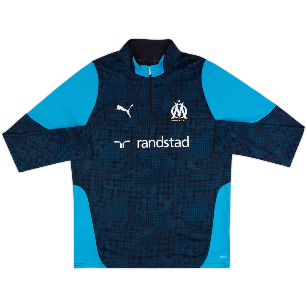 2025-26 Olympique Marseille Puma 1/4 Zip Training Top