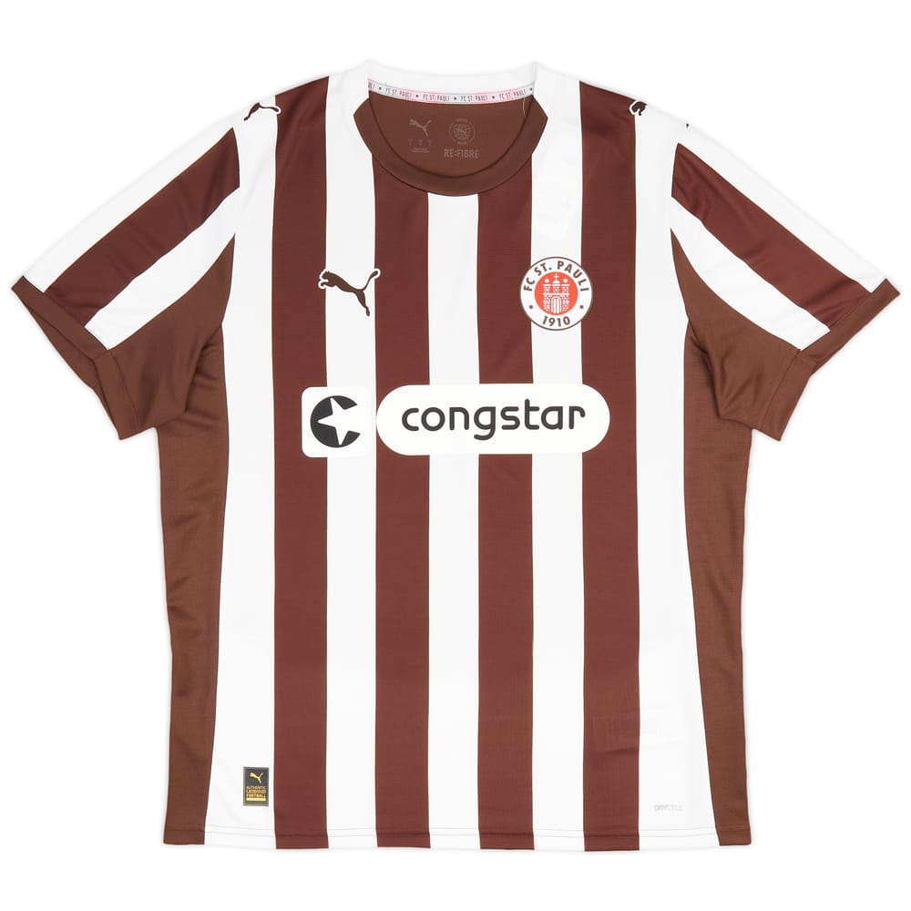 2025-26 St Pauli Home Shirt
