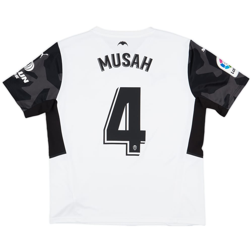 2021-22 Valencia Home Shirt Musah #4 - 9/10 - (XL)