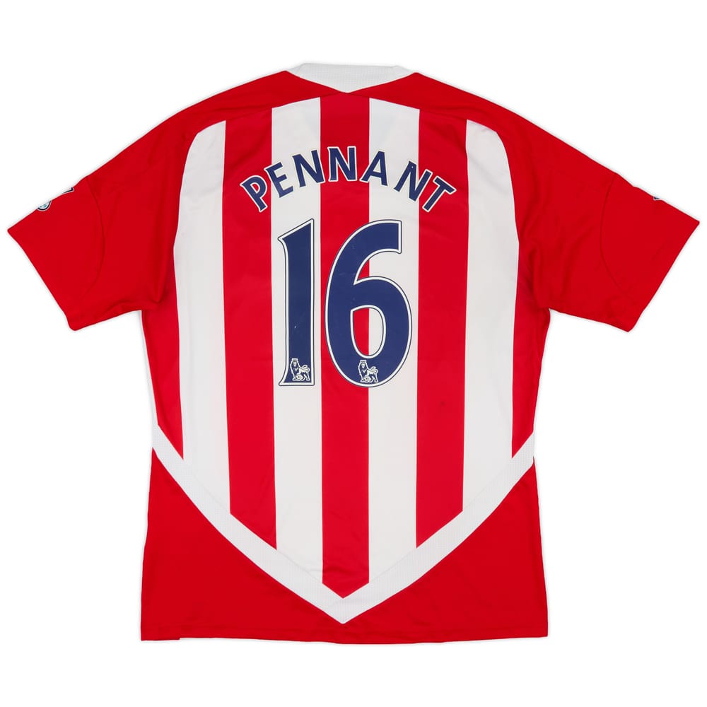 2011-12 Stoke City Home Shirt Pennant #16 - 7/10 - (L)