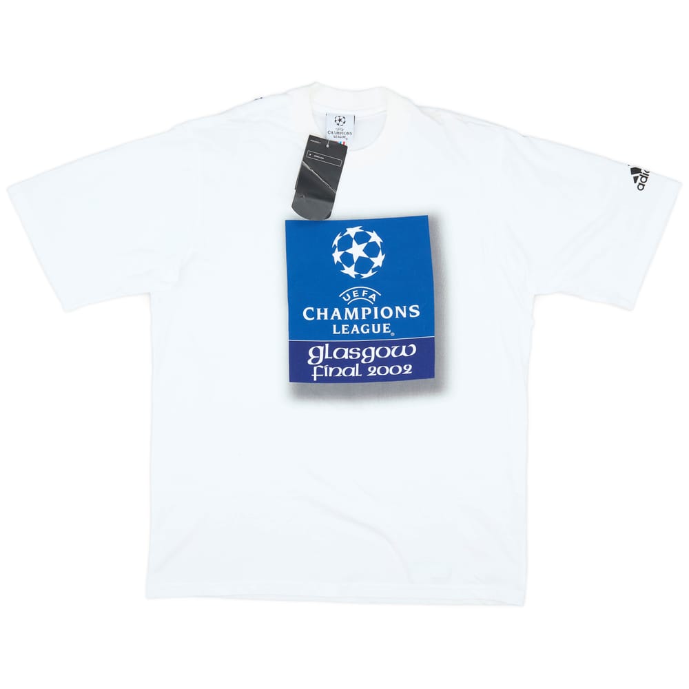 2002 adidas Champions League Final Glasgow Cotton Tee (M)