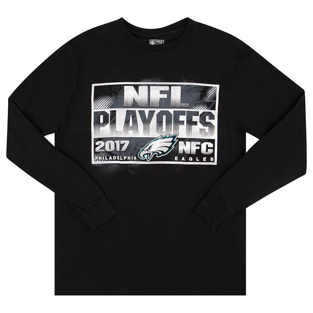 2017 Philadelphia Eagles Playoffs L/S Graphic Tee M
