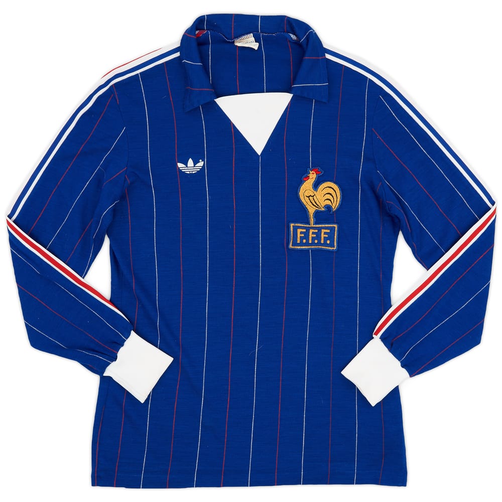 1980-82 France Home L/S Shirt - 9/10 - (S)