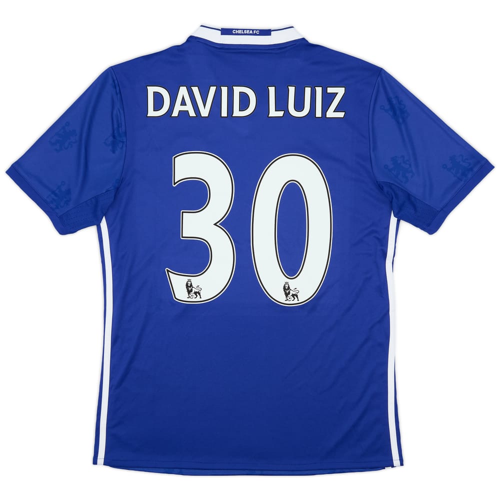 2016-17 Chelsea Home Shirt David Luiz #30 (M)