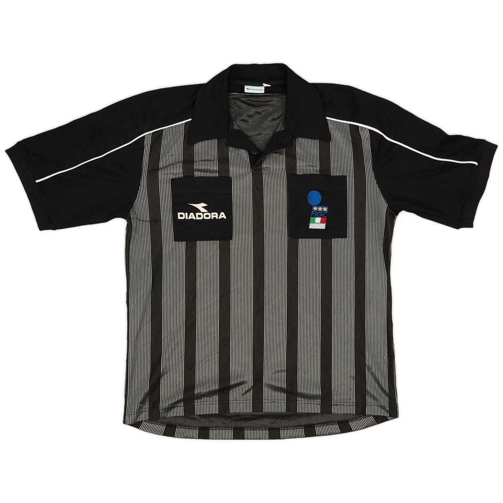 1990s Italy FIGC Diadora Referee Shirt - 8/10 - (L)
