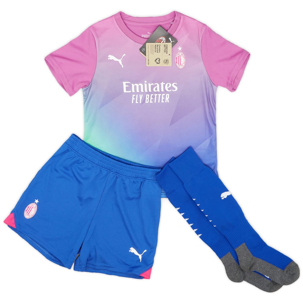 2023-24 AC Milan Third Full Kit (Little Kids)