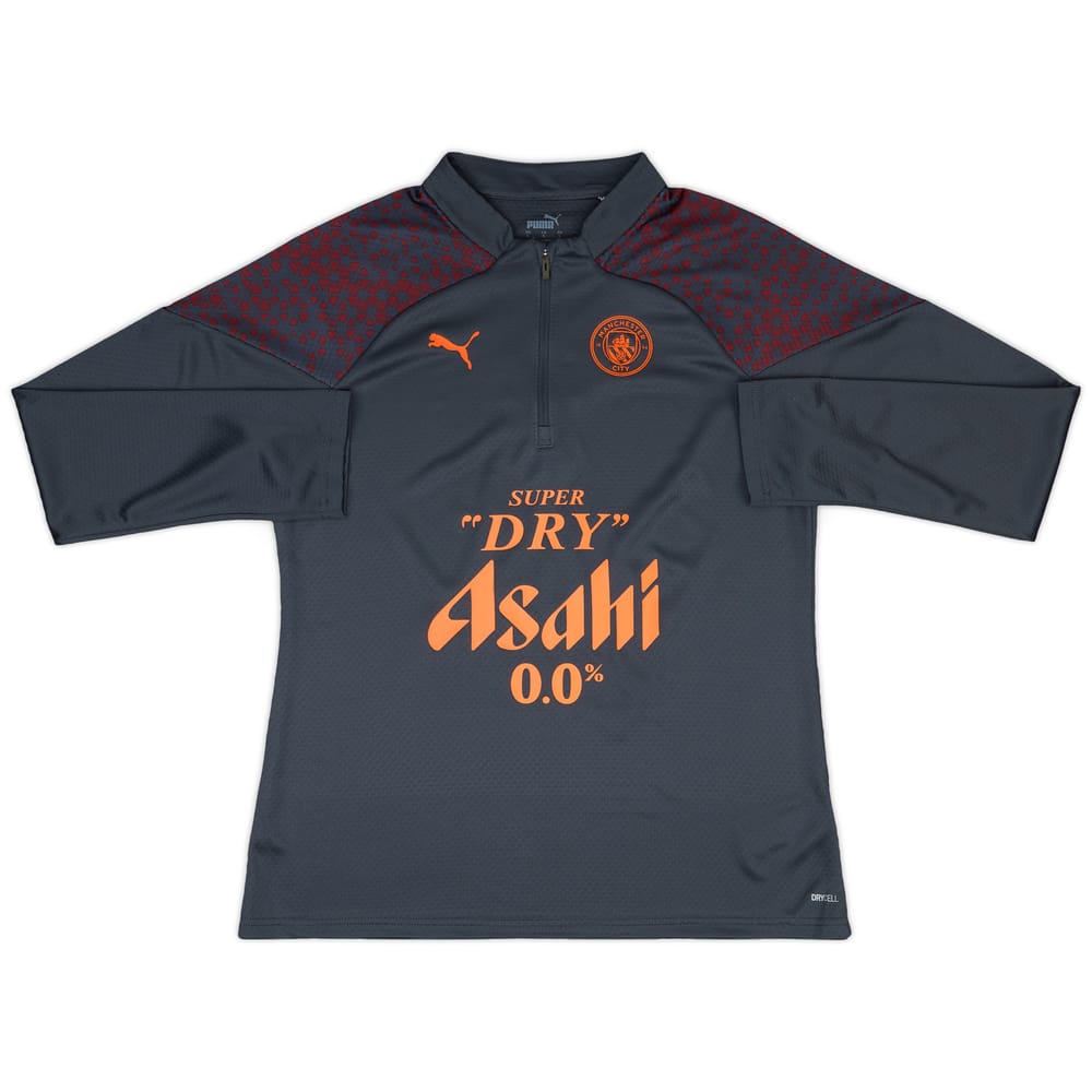 2023-24 Manchester City Women's Player Issue 1/4 Zip Training Top (M)