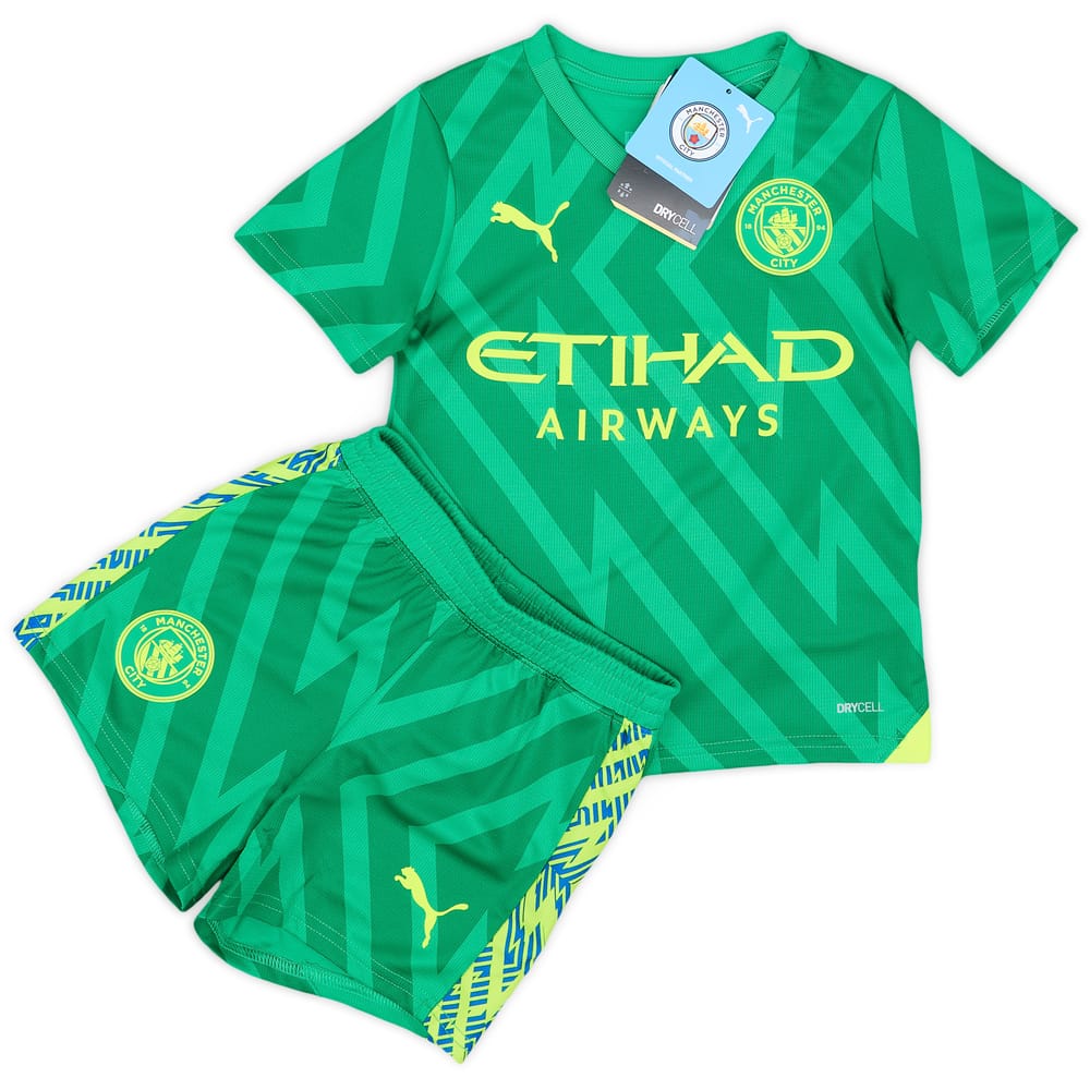 2023-24 Manchester City GK Home Shirt & Shorts Kit (2-3 Years)