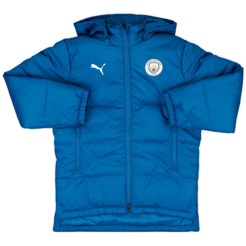 2023-24 Manchester City Puma Bench Jacket (S.Kids)