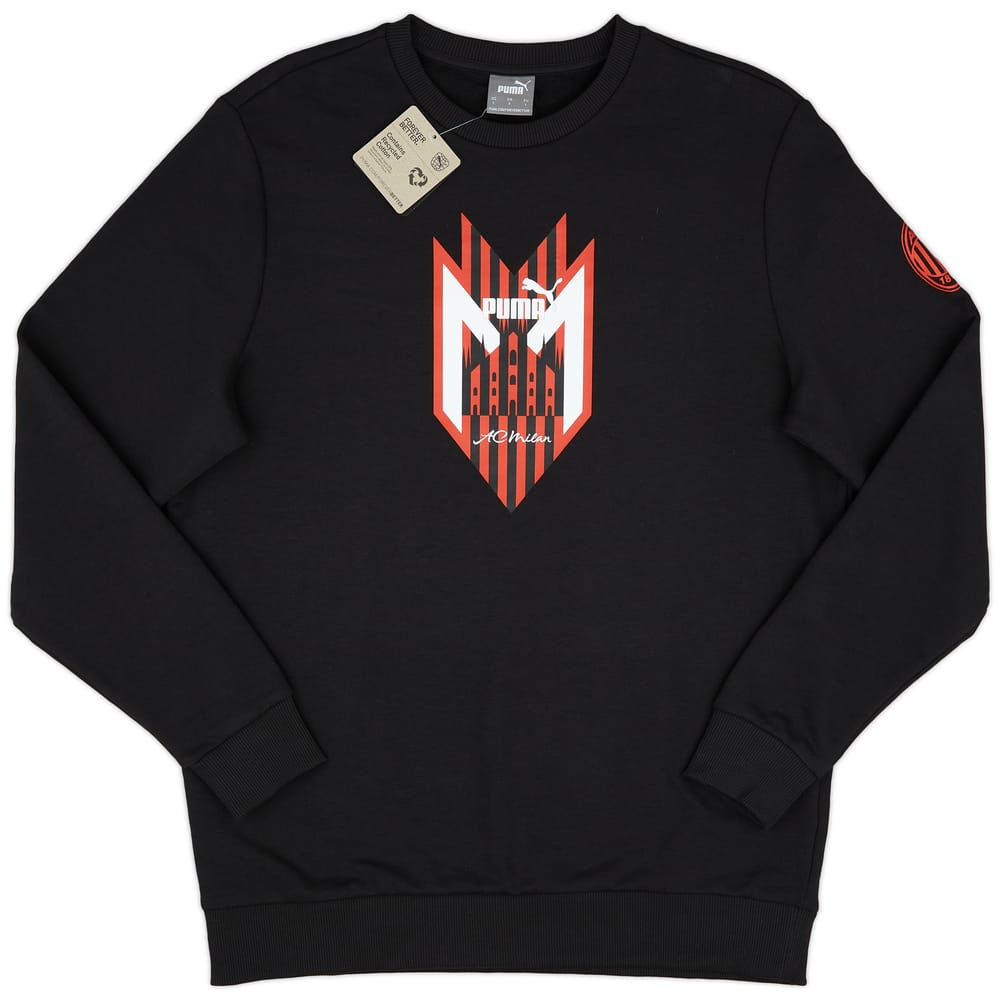 2023-24 AC Milan Puma Crew Sweat Top