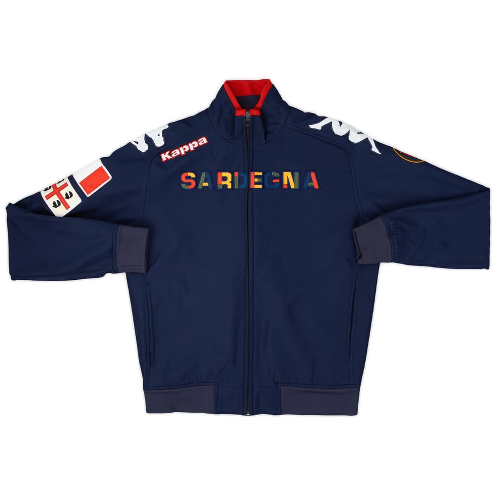 2011-12 Cagliari Kappa Track Jacket - 7/10 - (M)