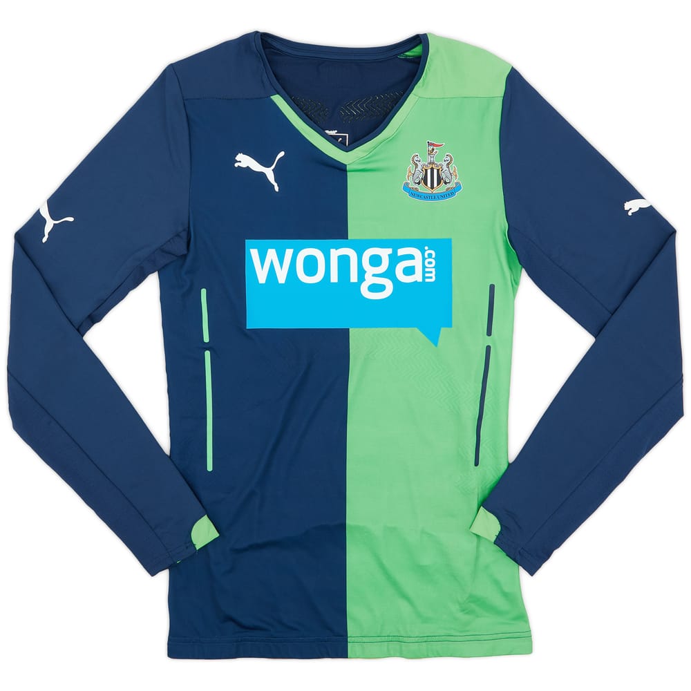 2014-15 Newcastle Player Issue ACTV Fit Third L/S Shirt - 8/10 - (L)
