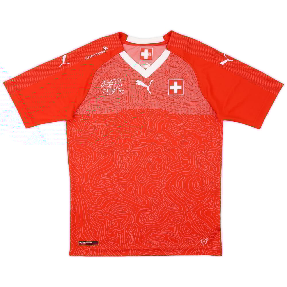 2018-20 Switzerland Home Shirt - 9/10 - (S)