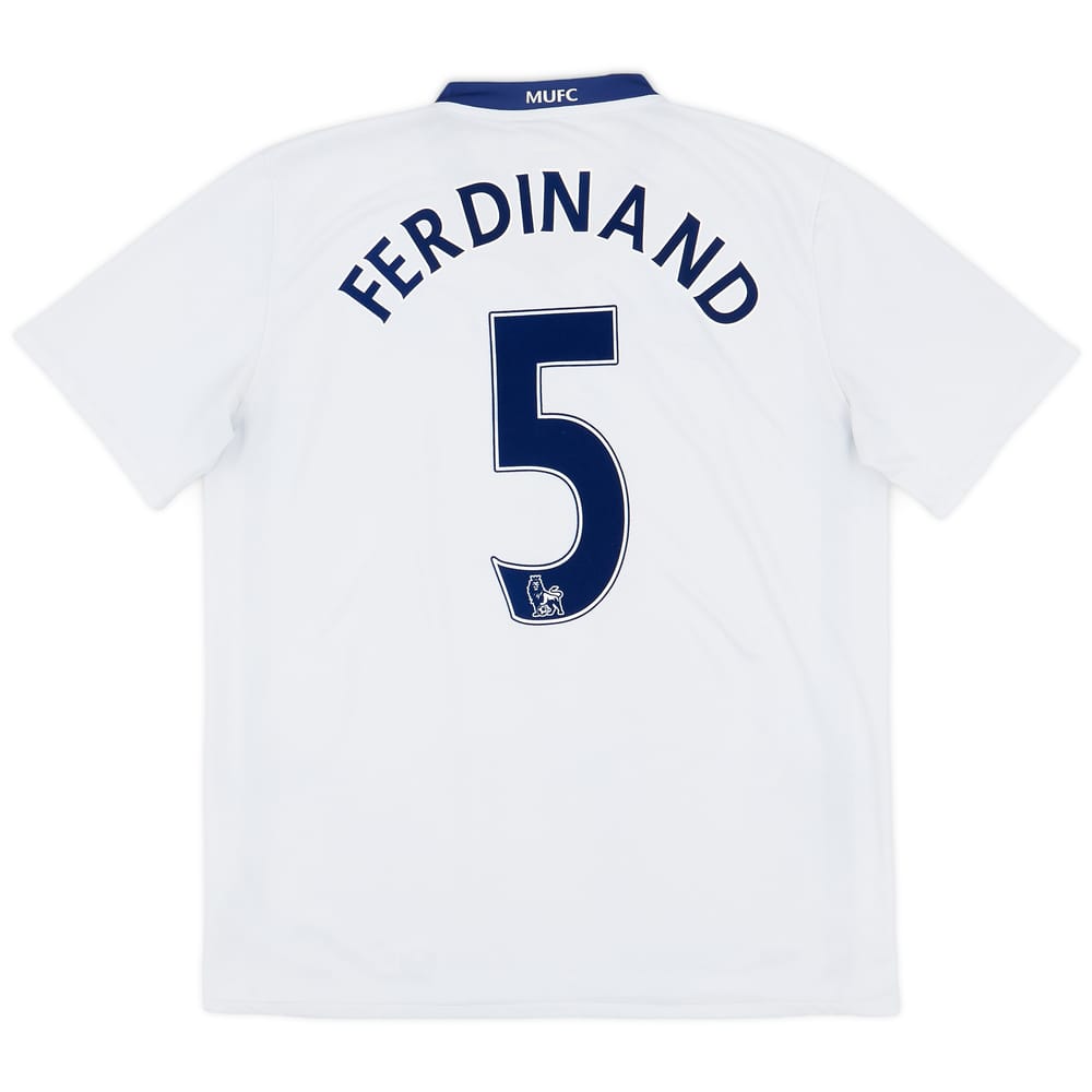 2008-10 Manchester United Away Shirt Ferdinand #5 - 8/10 - (L)